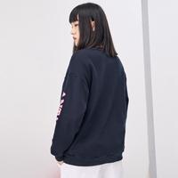 安踏 ANTA春秋宽松女士套头卫衣圆领长袖套头衫潮舒适百搭打底女士运动上衣