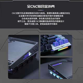 VARMILO 阿米洛 Victory 67键 有线磁轴键盘 黑色 佳达隆磁白轴 RGB