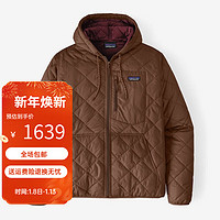 PATAGONIA男士 Diamond  Hoody户外运动休闲棉服外套夹克巴塔哥尼亚27610 MEBN布郎色 M