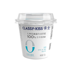 CLASSY·KISS 卡士 酸奶原味发酵乳110g*15杯