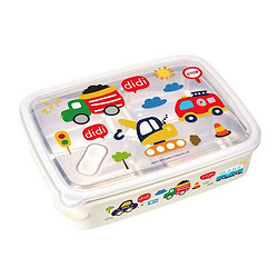 LianLock 联扣 韩国进口小学生专用饭盒316不锈钢便当盒儿童分格餐盘午餐盒