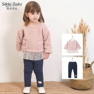 SIKKI BABY 断码福利特价童装女童秋冬装棉裤洋气卡通打底裤裙清仓捡漏春秋潮