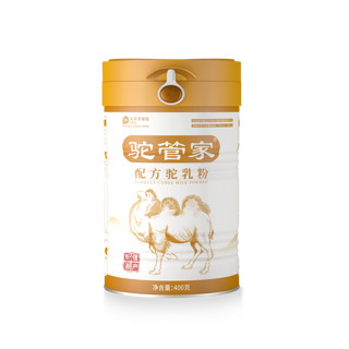 驼管家骆驼奶粉新疆初乳粉益生菌配方驼乳粉新鲜400g/罐