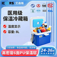 ICERS 艾森斯（icers）高品质PU发泡保温箱 医用药品冷藏箱 生鲜运输箱 带拉杆 轻松携带疫苗