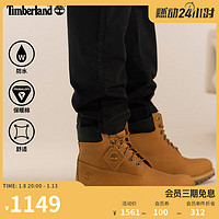 添柏岚（Timberland）男鞋高帮靴户外休闲防水|A655H A655HW/小麦色 43