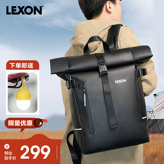 LEXON 乐上 双肩背包男时尚可扩容电脑书包休闲通勤学生防泼水旅行背包