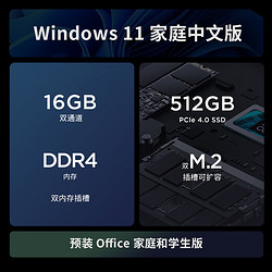 Lenovo 联想 小新Mini 十三代酷睿版 迷你台式机 白色（酷睿i5-13420H、核芯显卡、16G、512GB SSD）