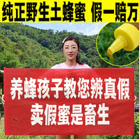 蜂蜜纯正天然野生土蜂蜜小包装便携农家自产百花蜜挤压瓶