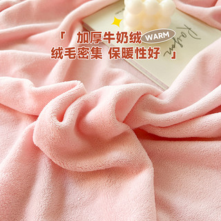 A牛奶绒床笠单件床罩冬季加厚席梦思床垫单保护套磨毛固定防尘罩3