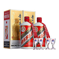 MOUTAI 茅台 飞天茅台 2022年 53度酱香型 500ml*2双瓶装白酒