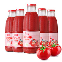 LEUNG CHUN 良珍 100％番茄汁西班牙进口无添加西红柿汁0脂果蔬汁饮料1L×6整箱装