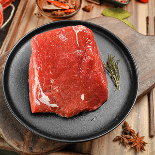 HONDO 恒都 国产冰鲜黄牛牛腿肉500g 冷藏 谷饲牛肉 炖煮食材