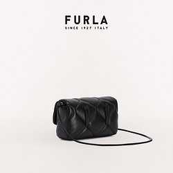 FURLA 芙拉 [新年礼物]FURLA芙拉1927羊皮迷你女士通勤单肩菱格小方包