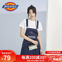 Dickies 帝客 T恤 女纯棉元气少女简约款上衣 DK010332 白色 XL