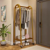 守望者 衣架落地立式可移动加粗衣帽架家用轻奢卧室挂衣架子