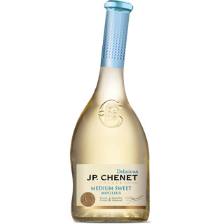 J.P.CHENET 香奈 半甜白葡萄酒甜蜜系列 法国原装进口 歪脖子酒 750ML11.5度