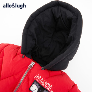 allo&lugh 阿路和如 男童加厚棉衣冬装爆款儿童潮服棉袄外套潮