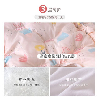 兰咖小熊（Lan Ka xiao xiong）初生婴儿礼盒套装新生儿衣服刚出生宝宝物用品大全满月 粉色花海婴儿礼盒A款 66cm（3-6个月宝宝）