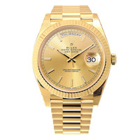 劳力士（ROLEX）星期日历系列 型号：228238 尺寸:40mm 黄金材质 自动机械腕表 228238-0003条刻