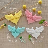 安瞳 美瞳隐形眼镜盒伴侣双联盒子含取戴器少女卡通便携简约收纳盒