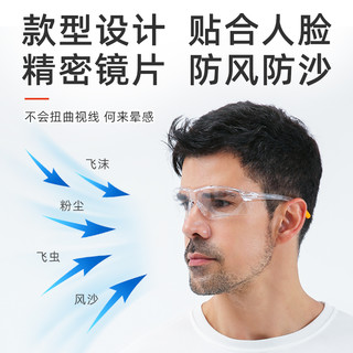护目镜骑行防风眼镜劳保防飞溅防护眼镜男款骑电动车挡风沙女防雾