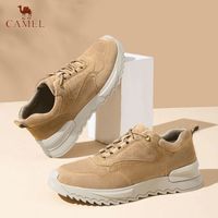 骆驼 CAMEL男鞋夏季通勤复古百搭微绒鞋面防滑纹休闲工装鞋男