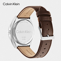 卡尔文·克莱恩 Calvin Klein 凯文克莱（Calvin Klein）CK 摩登时代款皮表带男士腕表25200200送男友礼物