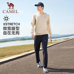 CAMEL 骆驼 圆领长袖套头卫衣