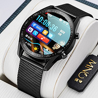 MNO华强北GT3pro智能手表运动手环表男士国表 608黑钢带【版全功能】