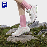 FILA 斐乐 女鞋FILA SPD LYNX 2户外鞋2024春季山猫跑步鞋 百合白-LC 38