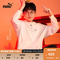 彪马（PUMA）【CNY】 女子廓形连帽休闲卫衣 BZ TOH HOOD627269 白色-65 M(160/84A)