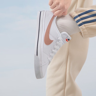 NIKE 耐克 女鞋 2024春春季运动鞋COURT 休闲鞋小白鞋防滑板鞋 DH3161-103 37.5