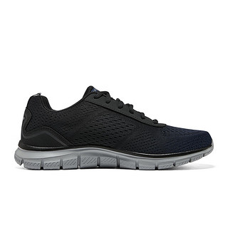 斯凯奇（Skechers）男渐变潮流透气轻质回弹跑步运动鞋232399 海军蓝色/黑色/NVBK 39.5