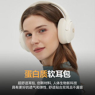 iGene 击音 头戴式蓝牙耳机 ANC降噪耳机耳麦长续航 音乐游戏隔音防噪 适用苹果华为小米黑