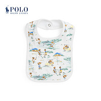 Polo Ralph Lauren 拉夫劳伦 婴童 24年春Polo Bear棉质围兜RL41197 101-图片色 ONE