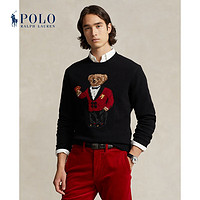 Polo Ralph Lauren 拉夫劳伦 男装 24春农历新年Polo Bear针织毛衫RL17703 001-Polo黑 XL