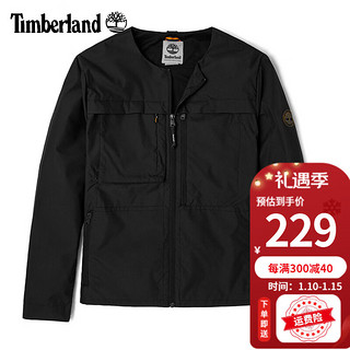 Timberland 外套男秋冬户外运动休闲通勤防风工装机能夹克A2D9T 黑色/口袋可拆卸/A2D9T001 M/175