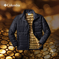 哥伦比亚 21秋冬鹅绒金点热能黑金甲羽绒服男外套WE4993