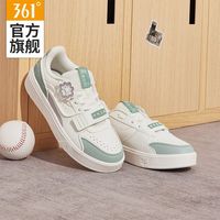 361女鞋运动鞋鞋子361°休闲鞋魔术贴女款低帮板鞋女
