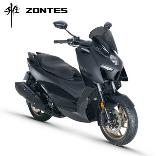 ZONTES 升仕 2023350M踏板摩托车 磨砂黑