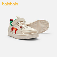 88VIP：巴拉巴拉 儿童低帮板鞋男童鞋2024新年鞋子秋冬新潮龙年透气小白鞋