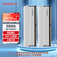 Asgard 阿斯加特 32GB(16GBx2)套装 DDR5 5600 台式机内存 海拉系列