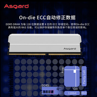 Asgard 阿斯加特 32GB(16GBx2)套装 DDR5 5600 台式机内存 海拉系列