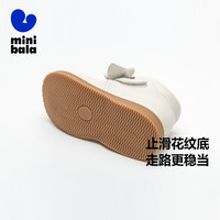 迷你巴拉 MINI BALA 巴拉 女童公主鞋宝宝柔软舒适止滑可爱甜美加绒保暖儿童鞋