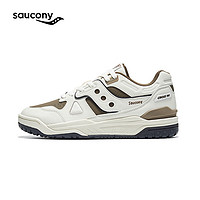saucony 索康尼 CROSS 90男女经典复古休闲鞋情侣舒适运动板鞋米褐38.5