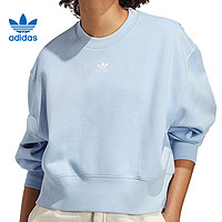 adidas 阿迪达斯 Originals阿迪三叶草女子SWEATSHIRT针织圆领套衫IK7694