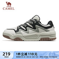 CAMEL 骆驼 低帮休闲鞋款潮拼接撞色运动鞋子 X14B09L7005 灰蓝 40