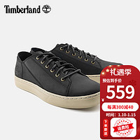 Timberland添柏岚休闲鞋男鞋秋冬户外运动轻便透气复古牛皮低帮板鞋A2HGP A2HGPM015/黑色  41.5/8