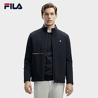 FILA 斐乐 男士棉服2024春时尚休闲基础简约保暖立领外套 传奇蓝-NV 185/104A/XXL