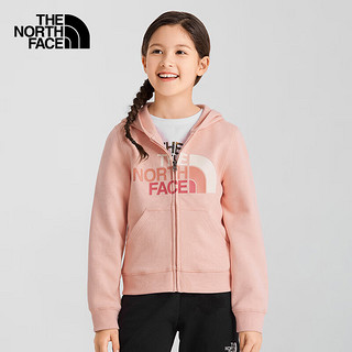 THE NORTH FACE北面童装儿童卫衣女童运动卫衣针织外套|5AYV UBF/粉色 160/L